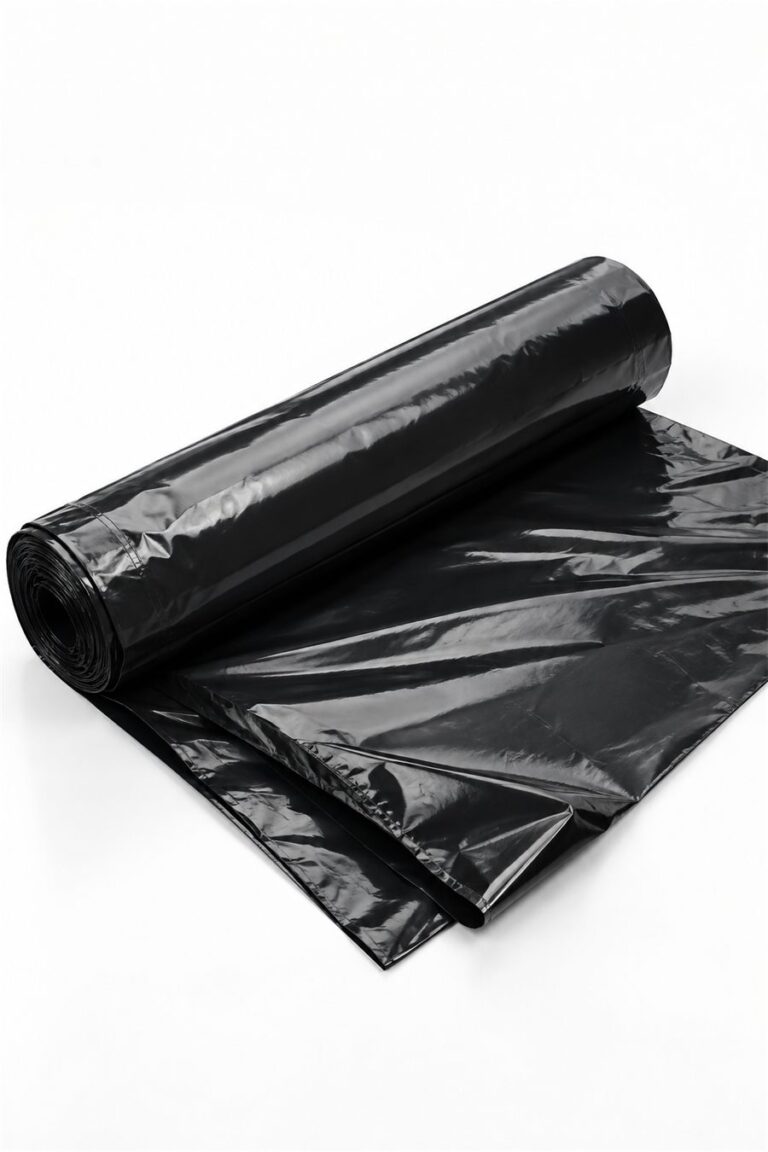 Plástico negro construcción